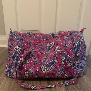 Large Vera Bradley duffel boysenberry